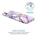 RXKEJI Purple Marble Design Cute Clear Flexible Bumper TPU Soft Rubber Silicone Cover Phone Case for iPhone XS Max 2018 6.5 inch