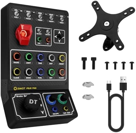 Amazon.com: PXN Multi-functional Sim Racing Button Box for Windows