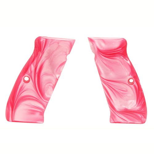 Hogue 75518 cz-75/cz-85 grips, pink pearl