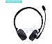 Bluetooth Headset,Pashion 2 in 1 Stereo Handsfree Headset Boom Mic Noise Canceling Wireless Bluetooth Headphones For Cellphones iPhone 4S iPad PC PS3 Skype For Drivers