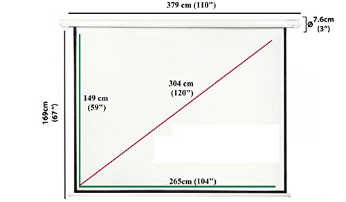 Luxburg® Luxburg 120Inch 265 x 149 cm Full HD 3D Manual