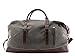 JIAO MIAO Overnight Canvas Leather Travel Tote Duffel Shoulder Handbag Bag,170805-gery One Size (Hardcode)
