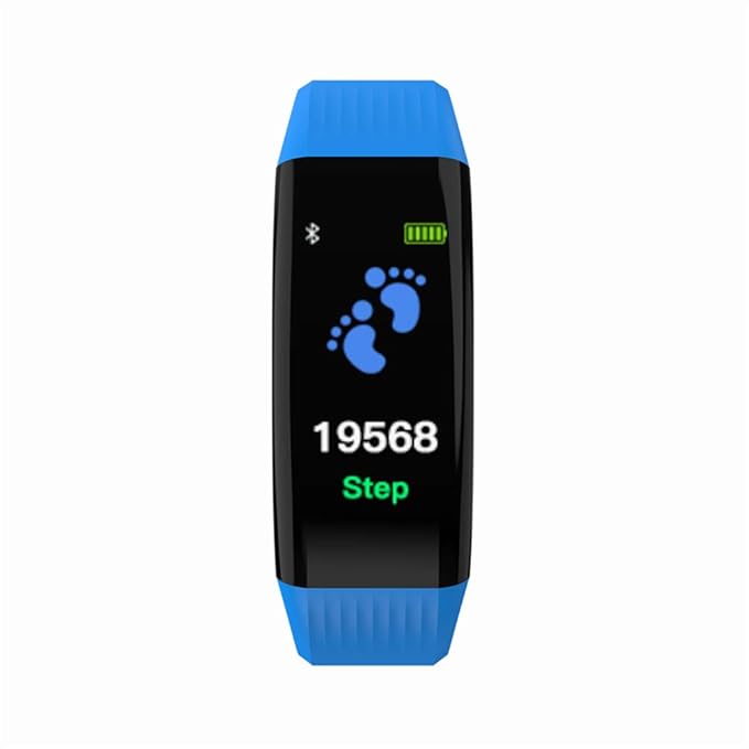 YIGIAO Smart Armband Fitness Tracker Schrittzähler Aktivitätsmonitor mit Wecker Vibrationsarmband für iPhone Android