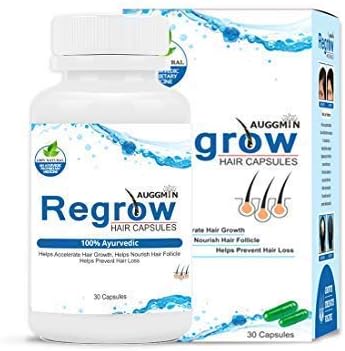 Auggmin Regrow Hair Natural Regrowth Capsules for Men and Women