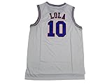 Space Jam #10 Lola Bunny Basketball White Jersey Tune Squad + Mr. Sport box as a gift (White, Small)
