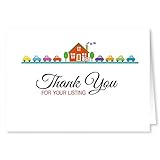 Thank You for The Listing - Real Estate Note Card - 18 Boxed Cards & Envelopes