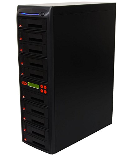 Systor System 1:9 SATA 2.5" & 3.5" Dual Port/Hot Swap Hard Disk Drive / Solid State Drive (HDD/SSD) Clone Duplicator/Sanitizer (90MB/s) 3.5 inches SYS109HS-DP