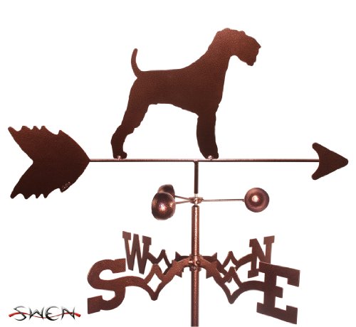 Hand Made AIREDALE DOG GARDEN Stake Weathervane ~NEW~