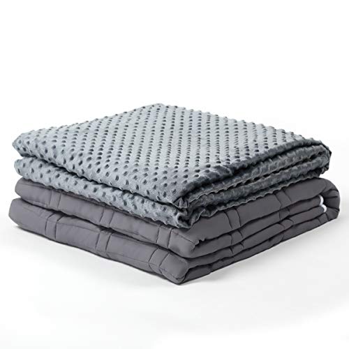 htovila Weighted Blanket 10 lbs 48"x72" for Kids& Adults, Heavy Blanket
