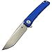 Eafegrow CH3002-G10 Folding Camping Knives 3.7 inch D2 Blade and G10 Handle Pocket Knives Outdoor Hunting Knife Tactical Folding Knives (blue)