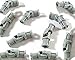 LEGO Technic - 10 x small universal joint in new light grey, 3 studs long