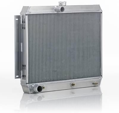 Griffin Radiator 1-26182-X ClassicCool 22" x 19" 2-Row Universal Radiator with 1" Tube and Top, Left, Bottom, Right Outlets