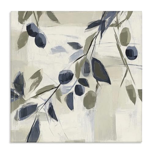 Stupell Industries Soft Mediterranean Greenery Canvas Wall Art design by Mona G…