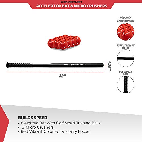 Bat Accelerator with Training Balls Bundle Build Speed and