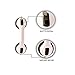FChome Shower Wall Suction Cup Grab Bars,12 Inches Shower Handle Bar Offers Safe Grip with Strong Hold Suction Cup for Safety Grip Grab in Bathroom (White-Gray)