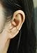 Ear Cuff, 20gauge Fake conch piercing,Fake Body Piercing,No Piercing Cartilage Ear Cuff, Ear Jacket, Ear Wrap,Gift for her, Please select an option.