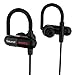SoundPEATS Q11-Black Bluetooth Earbuds in-Ear Secure Fit Sport Wireless Stereo Headphones (8 Hours Play Time, Bluetooth 4.1, APTX, Sweat-Proof, CVC 6.0 Noise Cancelling)