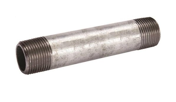 3 x 6 Galvanized, Steel Pipe Nipple 
