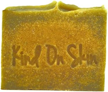 Kind On Skin Handmade Natural Avocado Basil Face & Body Soap, 100g