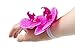 Royal Imports Silver/White Corsage Wrist Bands, Elastic Wristlets for Wedding Prom Flowers, Bulk pack of 48