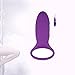 Cock Ring - 7 Speed Silicone Waterproof Peins Ring USB Charging Vibrator (Z Purple 22)