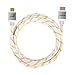 SHD HDMI Cable 4kx2k Ultra 2.0V HDMI Cord Support 3D,Ethernet,1080P -15Feet -2Pack