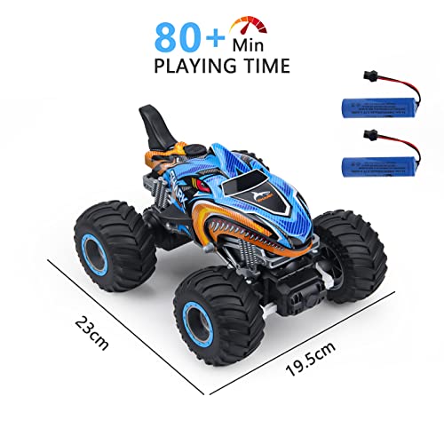 Macchina Telecomandata 2.4Ghz Per Bambini: 1:16, 20 Km/h, Doppia Batteria 60 Min, Sospensioni E Luci LED
