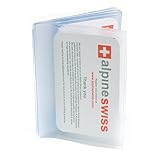 Alpine Swiss Plastic Wallet Inserts 6 Page Set Of 2 Picture Holder Made In Usa TEJ