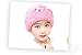Shintop Dry Hair Cap - Fiber Soft Coral Fleece Hair Dry Hat Absorbent Hair Wrap Cap for Kids (Pink)