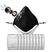 Easy Breathe Dust Mask Anti Pollution/Dust / Pollen Mask with Automatic Breathing Valve - Washable Military Grade Respirator Mask For Men Women and Child, N95 Mask with 6 Filters