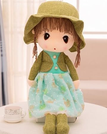 stuffed girl doll