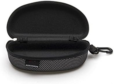 TONSEE Portable Zipper Eye Glasses Sunglasses Clam Shell Hard Case