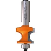 CMT 861.548.11 Corner Beading Bit, 1/2-Inch Shank, 3/16-Inch Radius, Carbide-Tipped,Orange