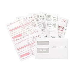 1099 MISC Forms 2022, 4 Part Tax Forms Kit, 25