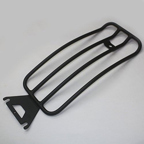 TJMOTO 16.2" Black Solo Seat Luggage Rack for Harley-Davidson Touring 1997-2010 Electra Glide Road Glide