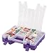 Akro-Mils 06215 Plastic Portable Hardware and Craft Parts Organizer, Regular, Purple