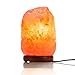 YRLED Nature Crystal Himalayan Salt Block Lamp Night Light with Dimmer Switch and Wood Base (UL-Approved Power Cord, 7W Bulb)