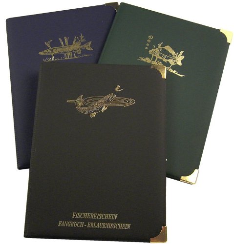 Fischereischeinmappe 'Hecht',schwarz – Bild 3
