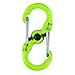 Nite Ize S-Biner MicroLock Polycarbonate - 2 Pack - Lime