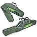 Folding Fishing Rod Bag Canvas Fishing Pole Tools Storage Bag Fishing Gear Tackle ，Portable Fishing Rod Travel Bag (150, Large)