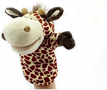 New Arrvial Shaun Sheep Animal Hand Puppets Baby Loves Doll Parent-child Games Toys Giraffe