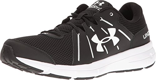 Under Armour Men's UA Dash RN 2 Black/White/White 10.5 D US