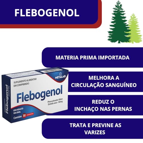 Flebogenol 30 comprimidos Pinus Pinaster 50mg