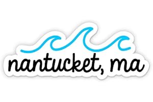 Squiddy Nantucket - Vinyl Sticker for Car, Laptop, Notebook (4" Wide)