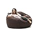 Big Joe Lenox Fuf Foam Filled Bean Bag, Large, Cocoa -