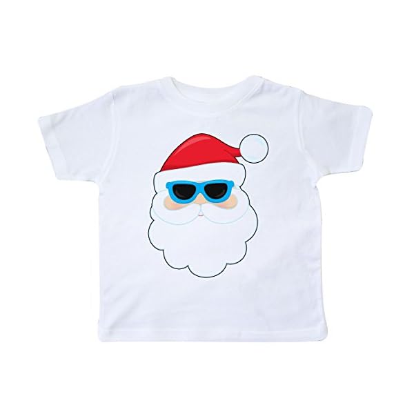 inktastic Santa Head with Sunglasses Toddler T-Shirt