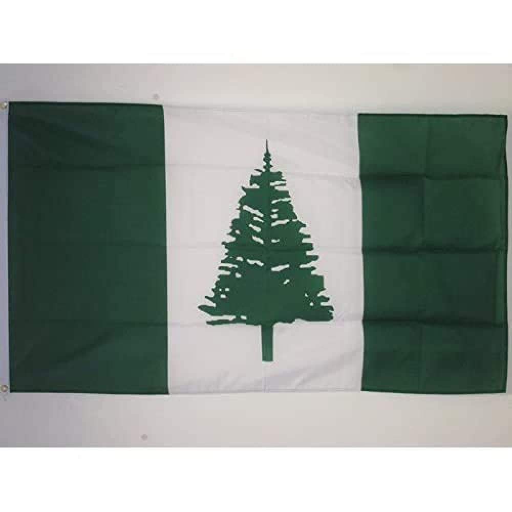 AZ FLAG - Norfolk Island Flag - 2x3 Ft - 100D Polyester Norfolk Islander - English Banner with Two Metal Grommets - Fade Resistant - Vivid Colors - 2' x 3' Feet - 90x60 Cm