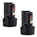 FUZADEL 2 Pack 2.0Ah 12 Volt Replacement Battery for Makita 12v Max Bl1014 BL1013 Lithium ion Batteries for Makita LCT209W LC01Z LC05 VJ01ZW