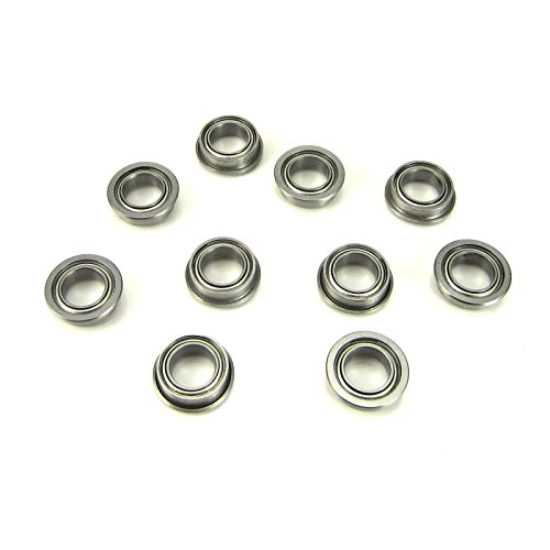 5x8x2.5mm Flanged Precision Ball Bearings Metal Shields (10) MF85-ZZ