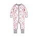 BURT'S BEES BABY Baby Girl's Romper Jumpsuit, 100% Organic Cotton One-Piece Coverall, Blossom Peony, 3-6 Months